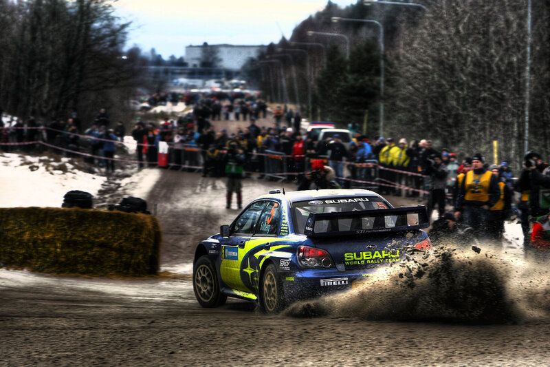 Subaru Rally Car — Blue