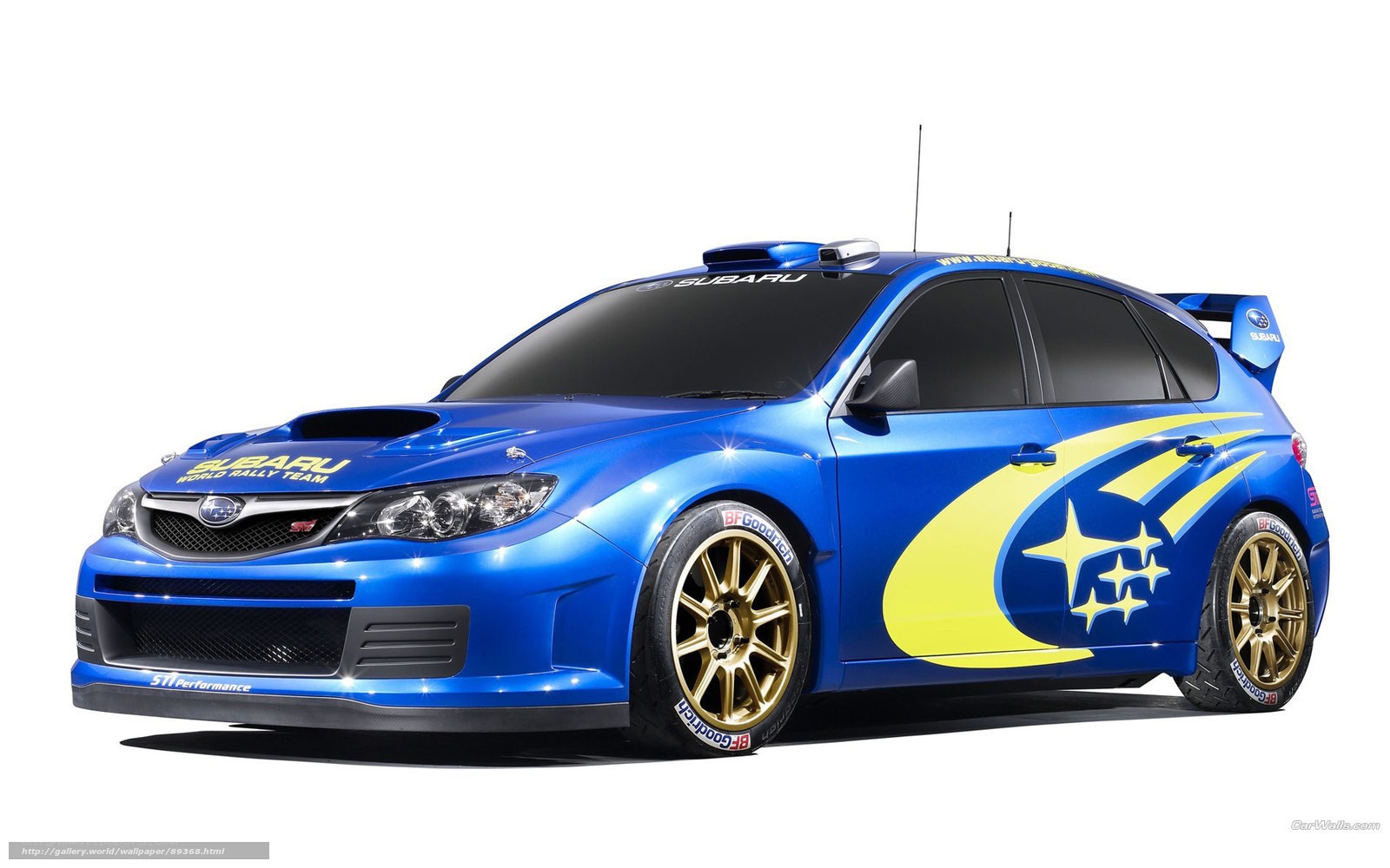 Subaru rally car