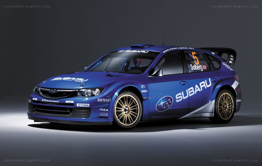 Subaru rally race car