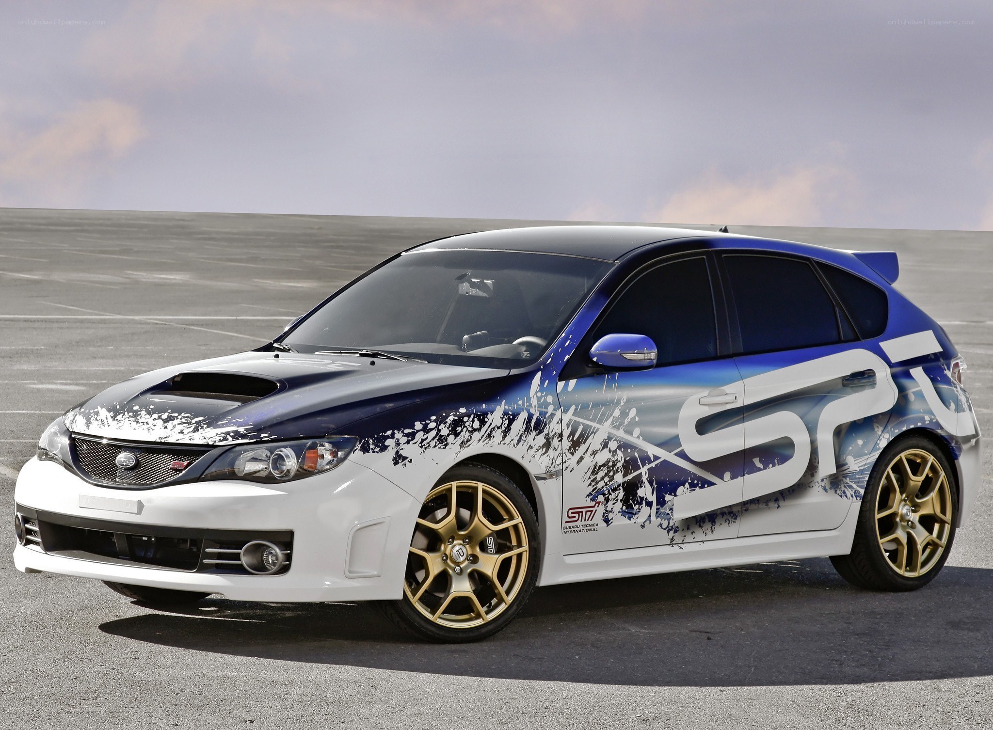 Subaru WRX STI race car