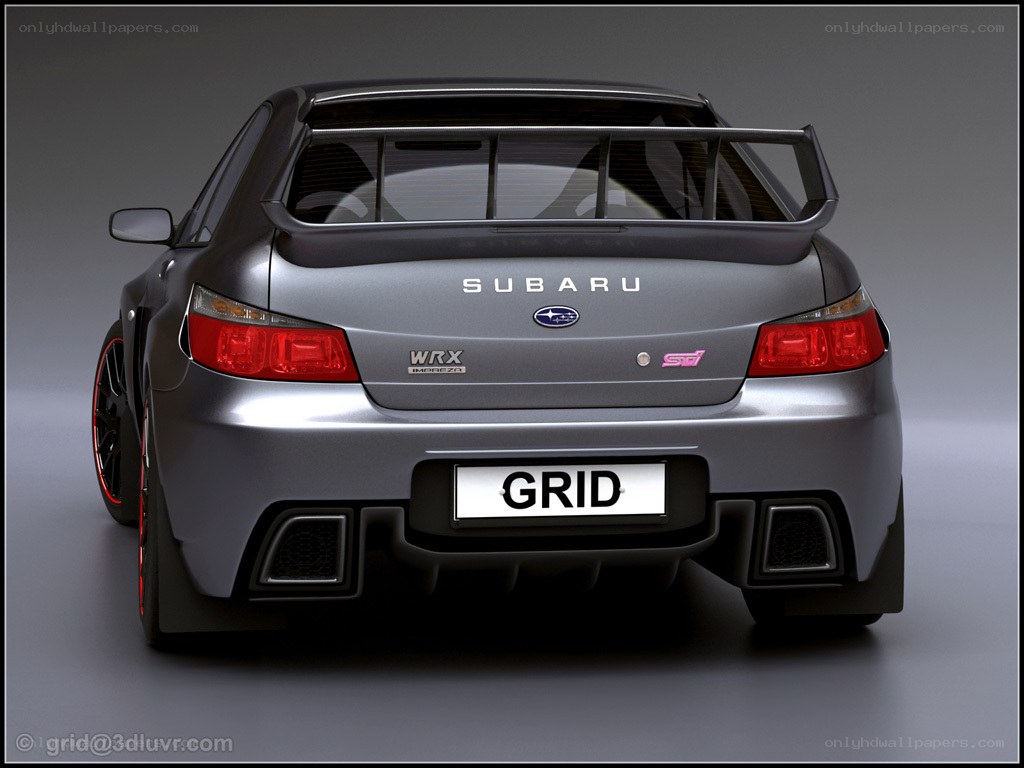 Subaru WRX STI rear view