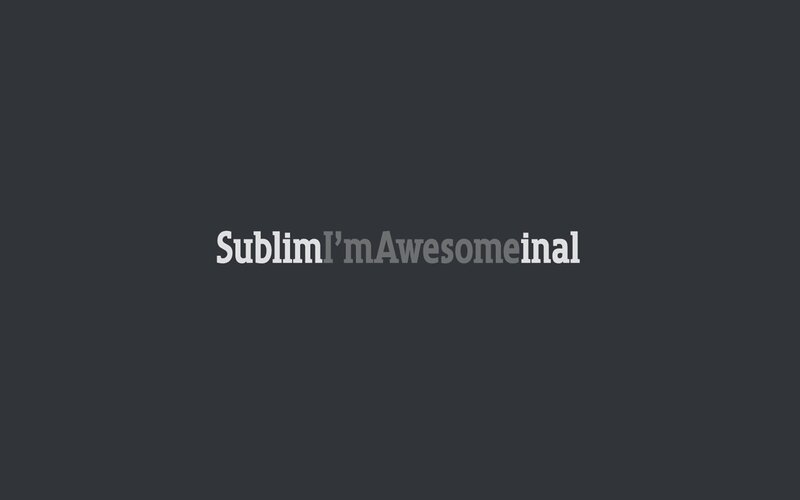 Subliminal text message