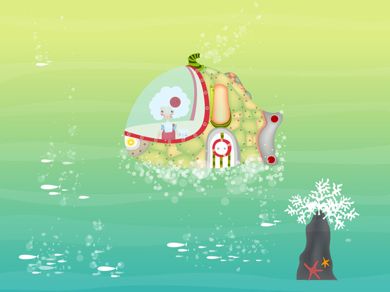 submarine adventure under sea