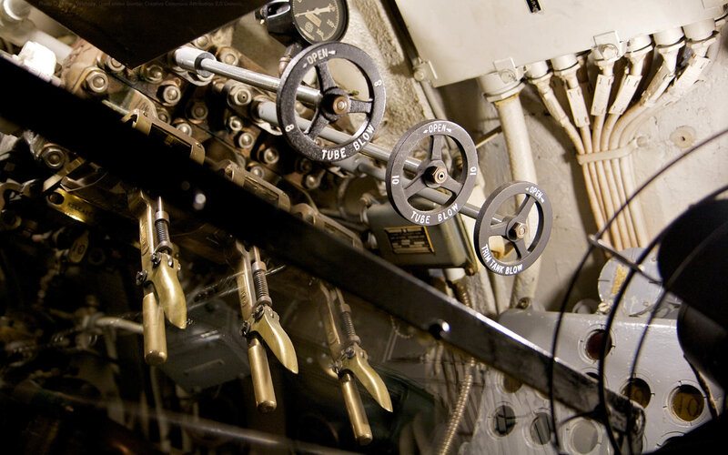 Submarine Control Panel — Gray