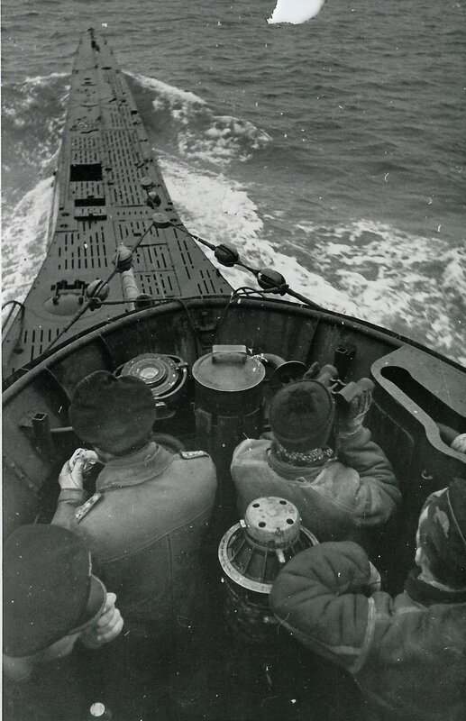 Submarine crew on deck