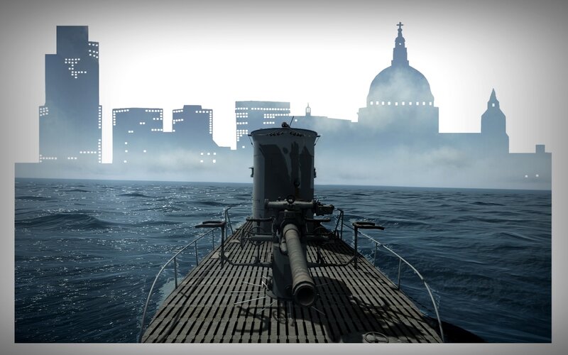 Submarine Deck View — Gray