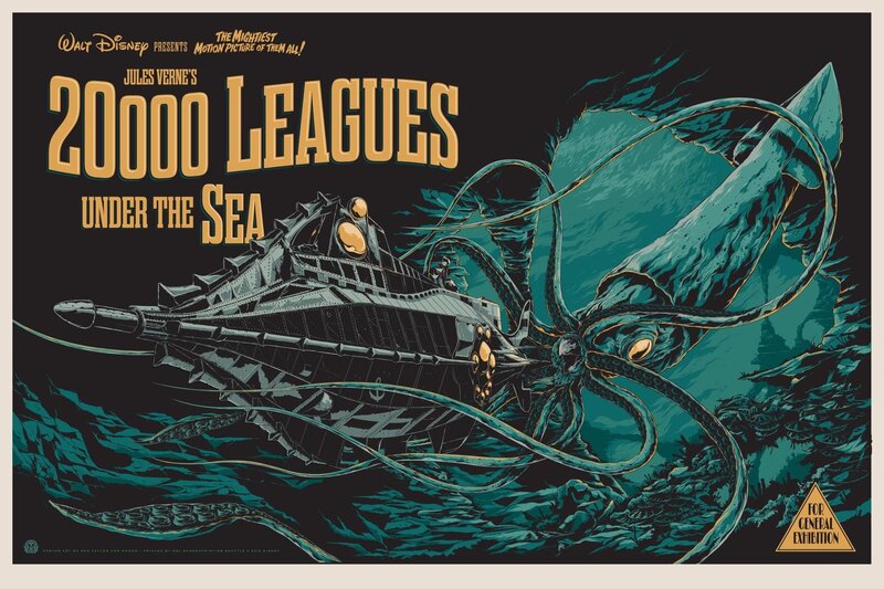 Submarine Fighting Octopus