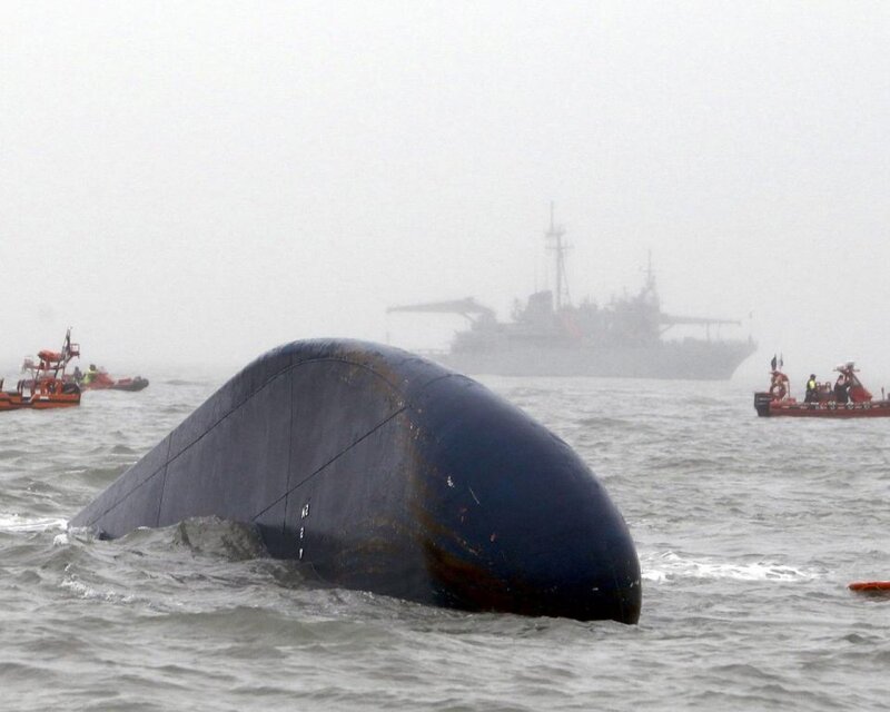 Submarine Hull in Water — Gray