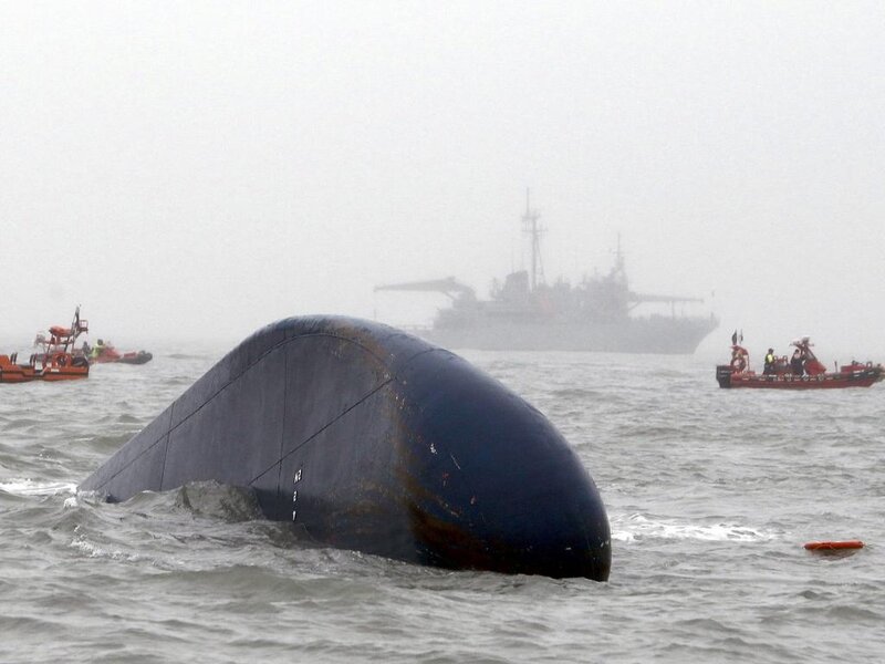 Submarine Hull in Water
