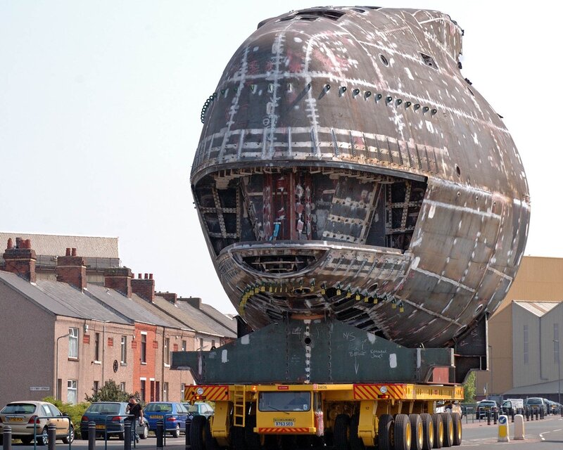 Submarine Hull Section — Yellow