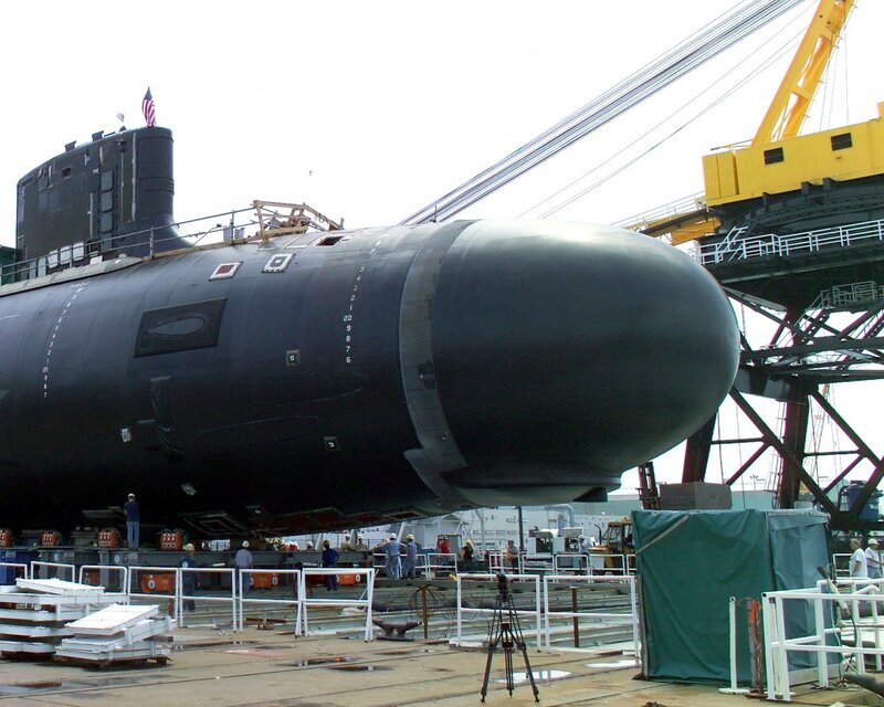 Submarine in Dry Dock — Black