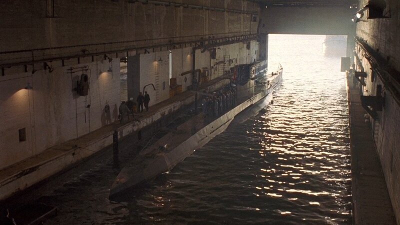 Submarine in Dry Dock — Gray, Dramatic