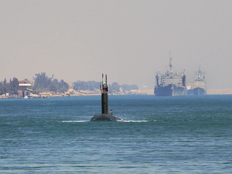 Submarine in Water