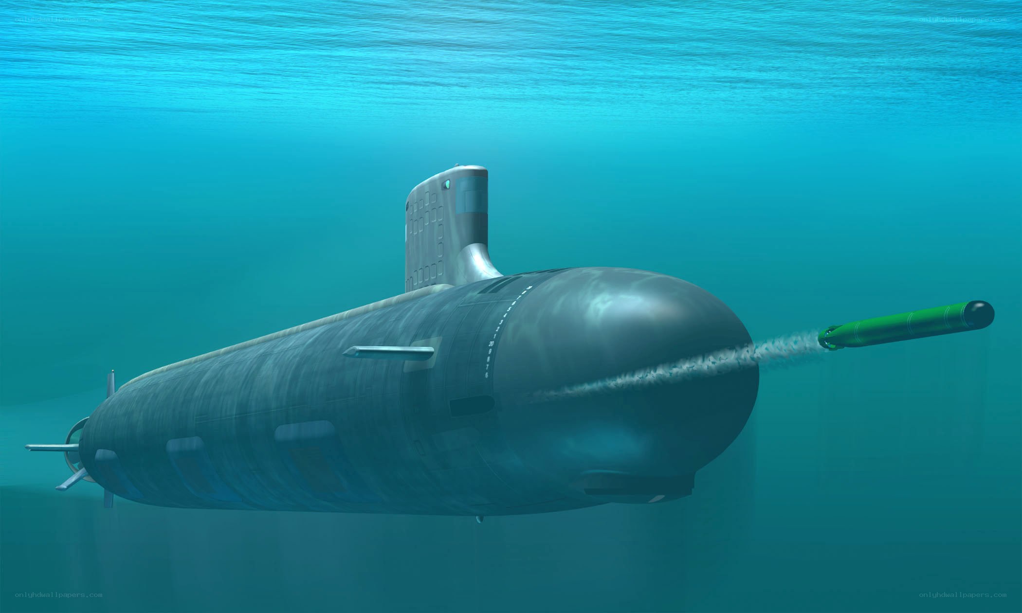 Submarine launching missile