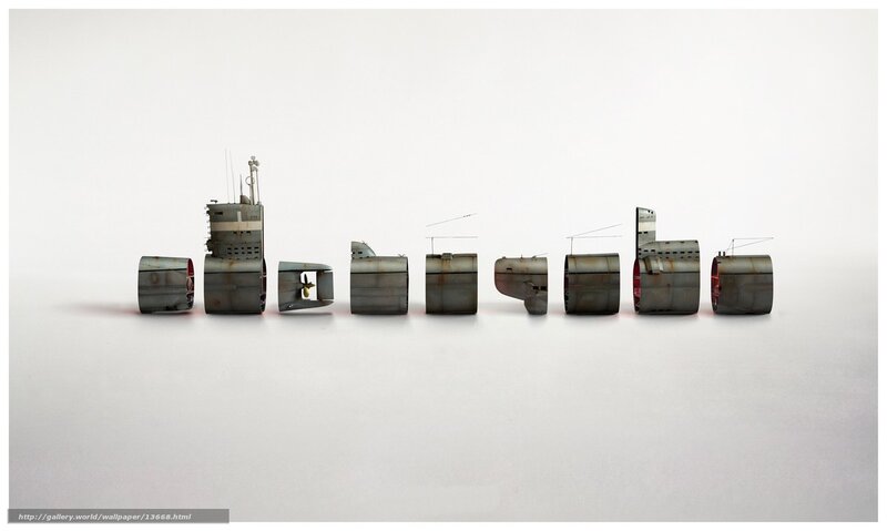 Submarine model parts