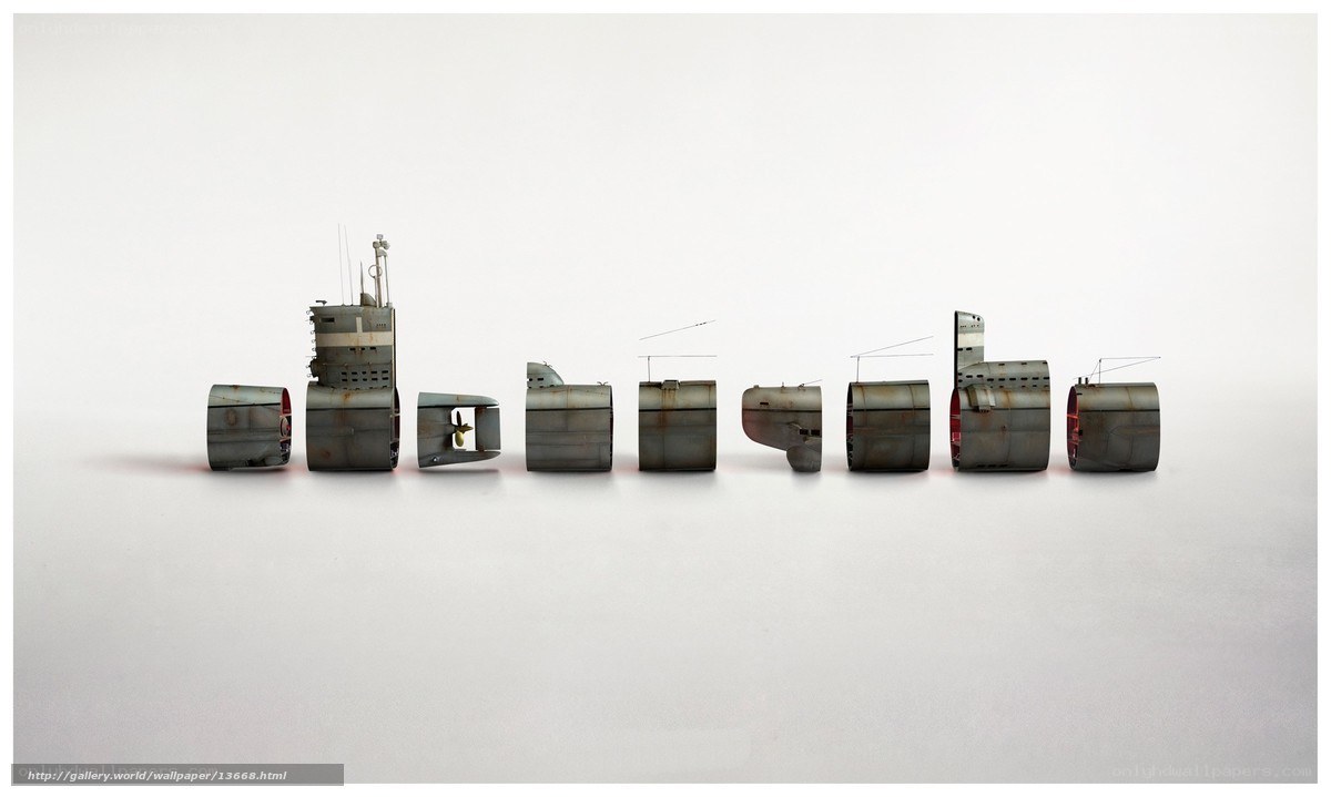 Submarine model parts