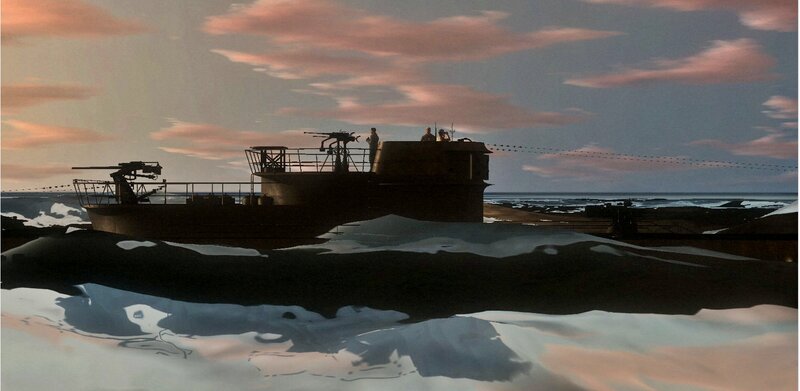 Submarine on Beach