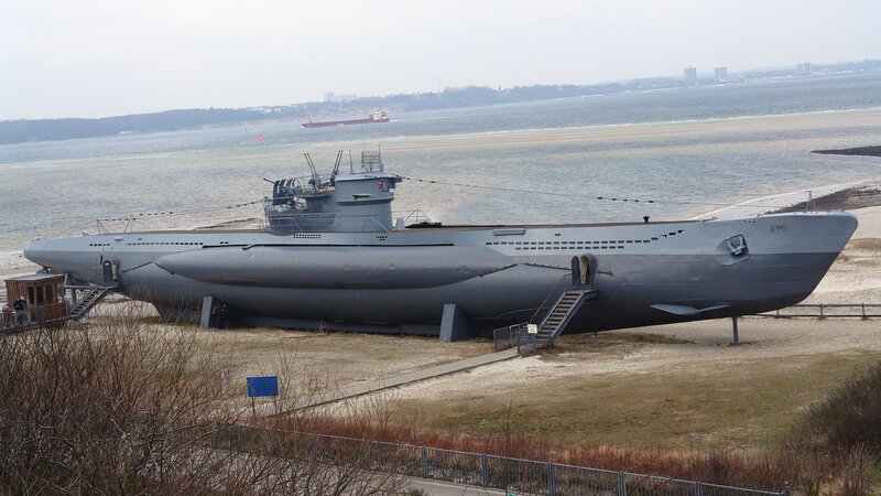 Submarine on Display — Gray, Neutral