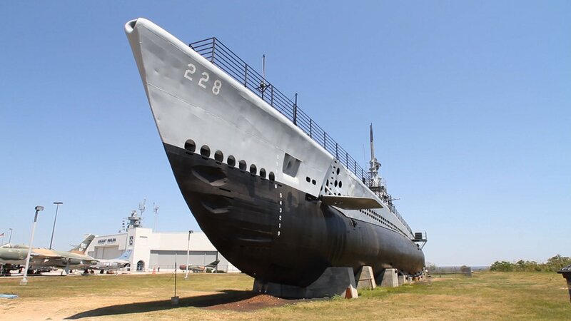 Submarine on Display — Gray, Outdoor
