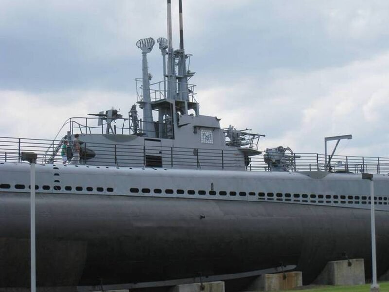 Submarine on Display — Gray