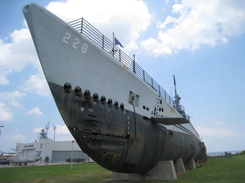 Submarine on Display