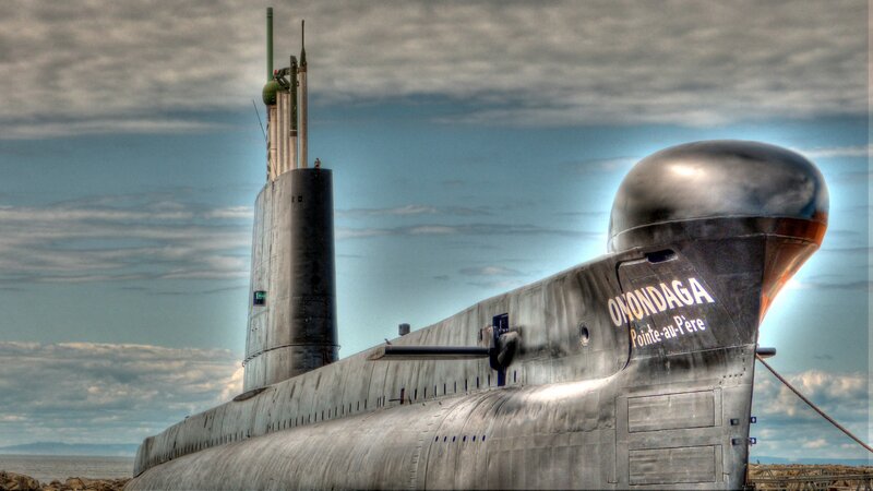 Submarine on Dock