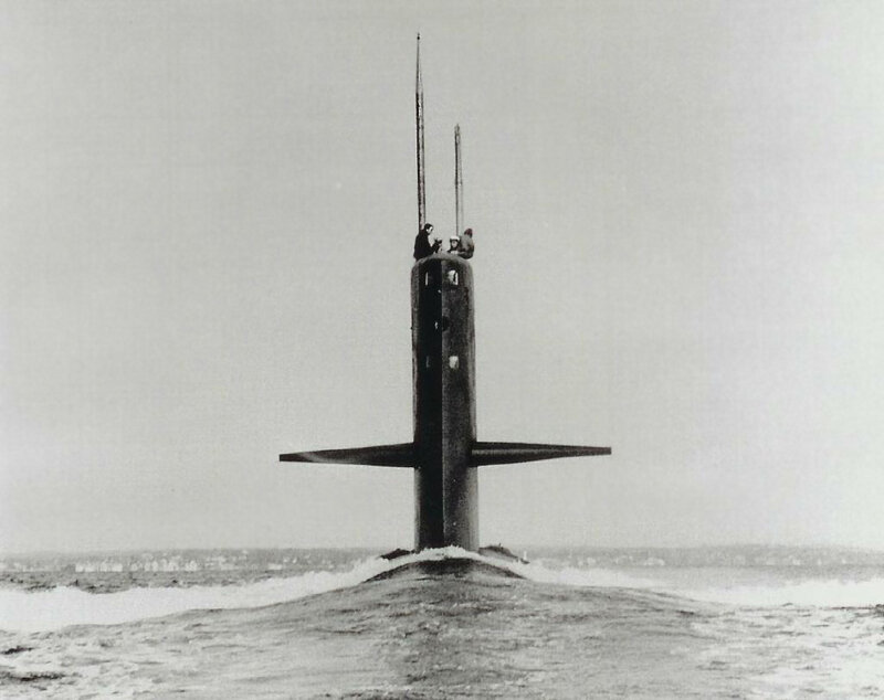 Submarine on the Surface — Black