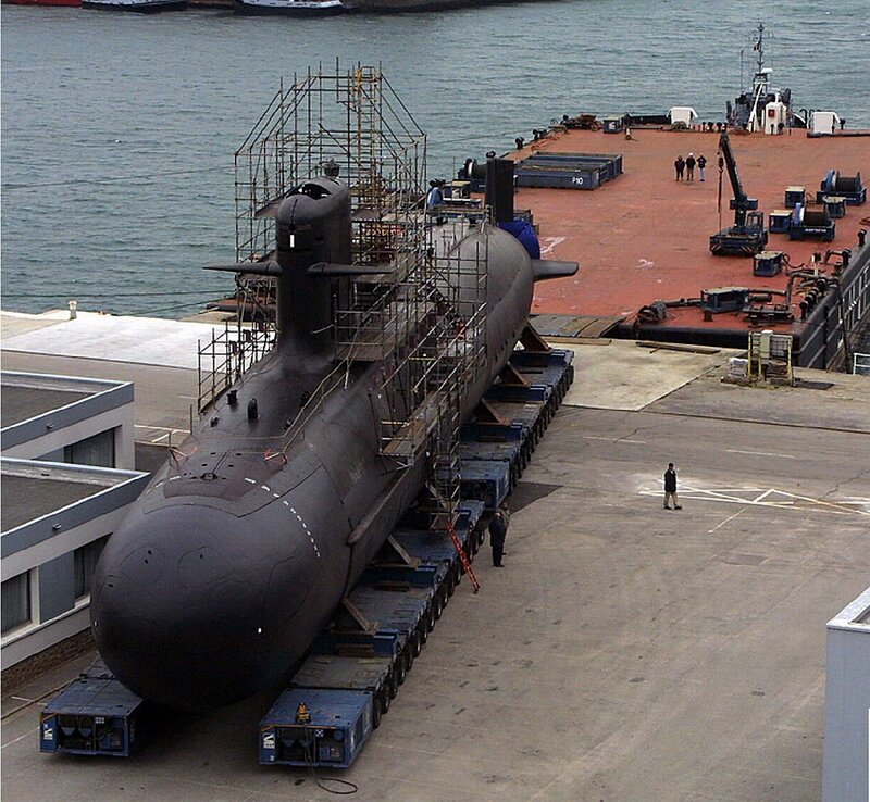 Submarine on Transport