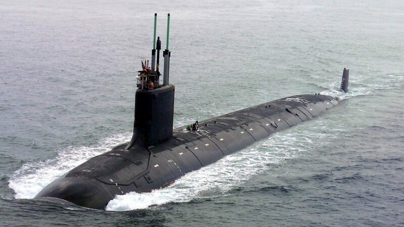 Submarine on Water — Black