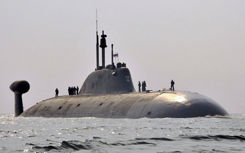 Submarine on Water Surface