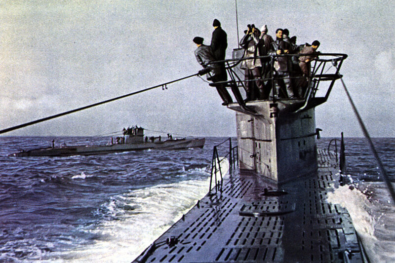 Submarines at Sea — Gray, Dramatic