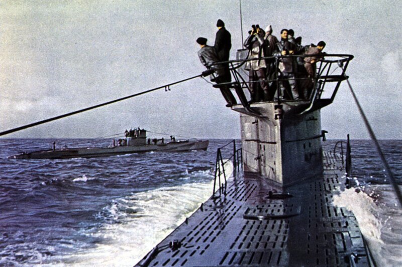 Submarines at Sea — Gray
