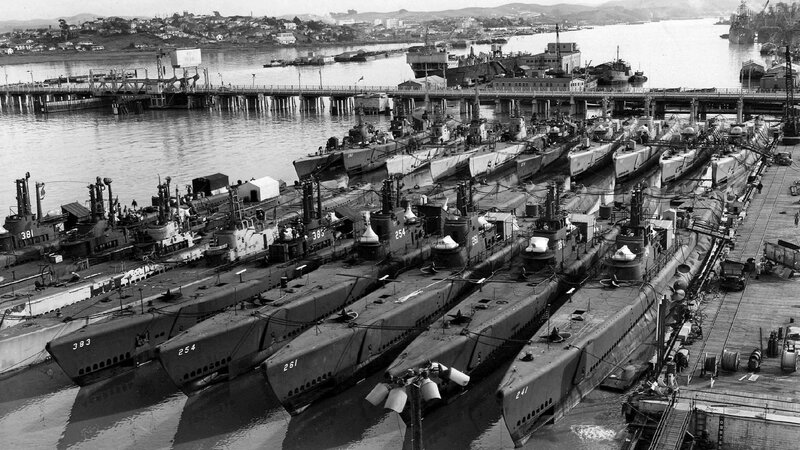 Submarines in Dry Dock — Black, Industrial