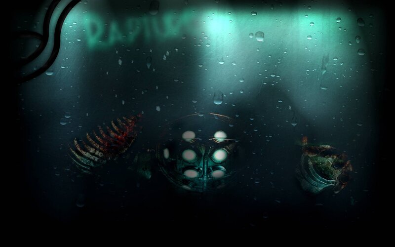 Submerged Mechanical Object — Teal