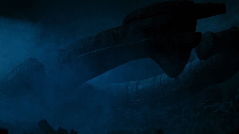 Submerged Spaceship — Blue