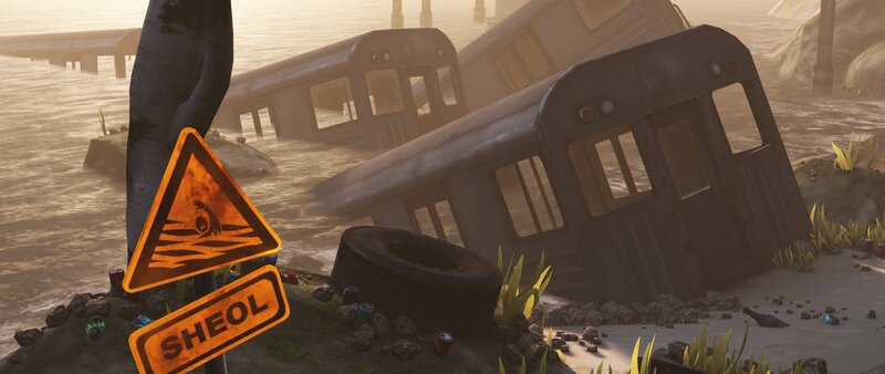 Submerged Train Cars