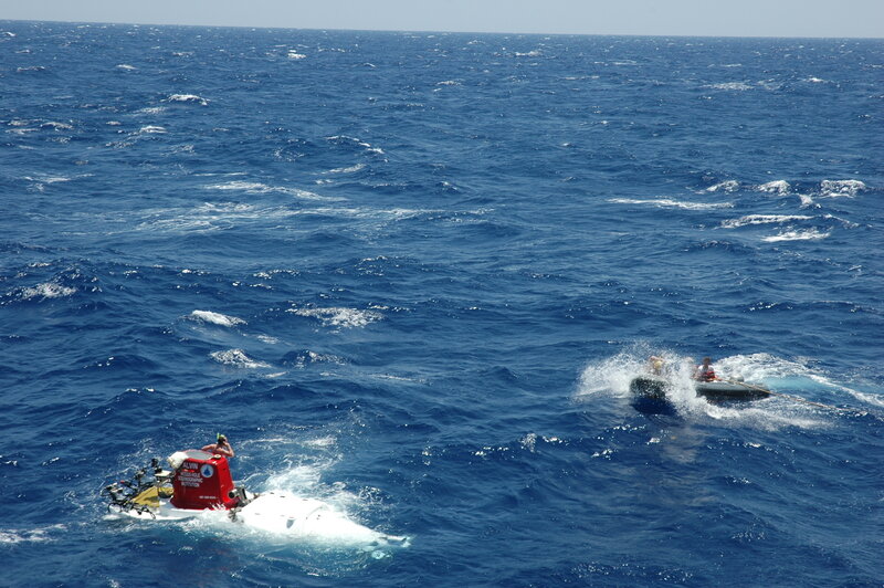 Submersible in Ocean