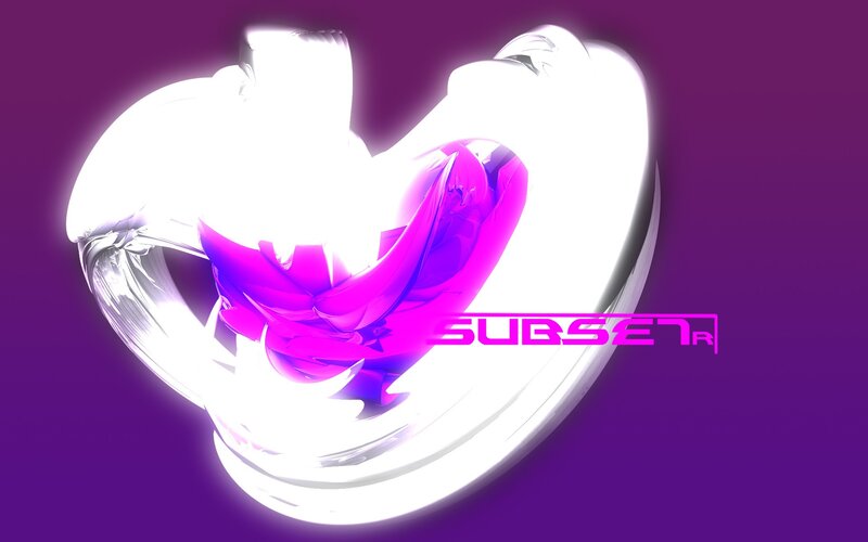 Subset logo with heart design