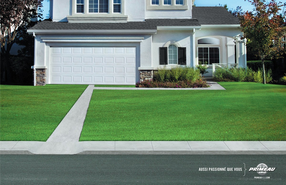 suburban home with garage