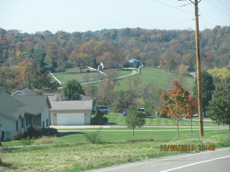 Suburban Houses on Hillside