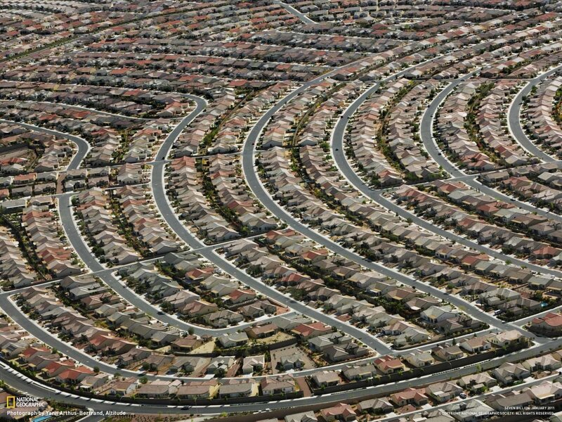 Suburban Housing Development — Brown