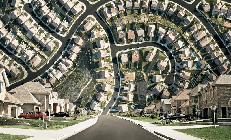 Suburban Neighborhood — Green