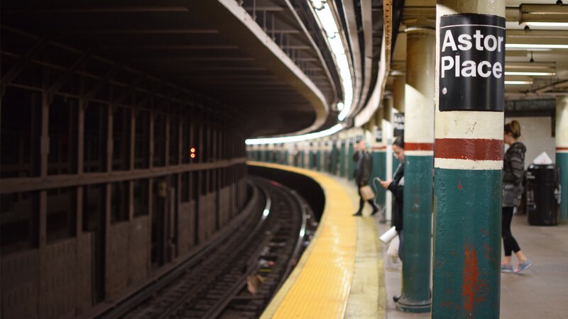 Subway Platform at Astor Place