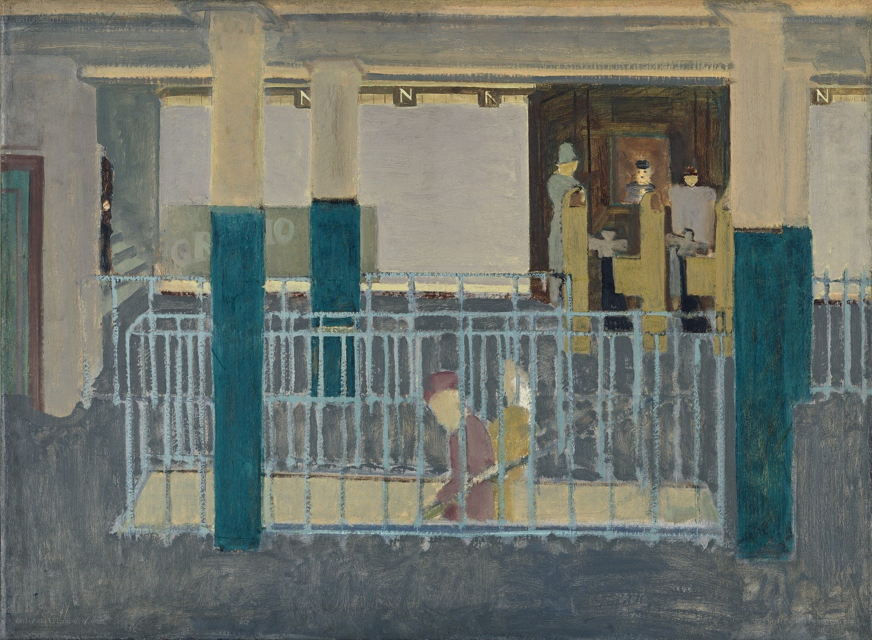 Subway Station Painting
