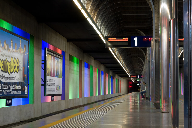 Subway station platform