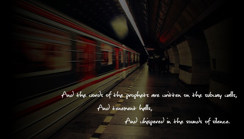 Subway Train in Motion — Black, Dramatic