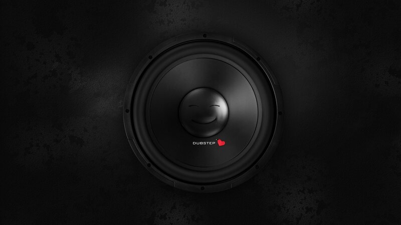 Subwoofer with Smiley Face