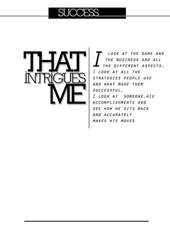 success intrigues me