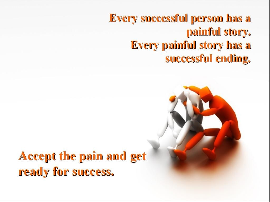 success through pain