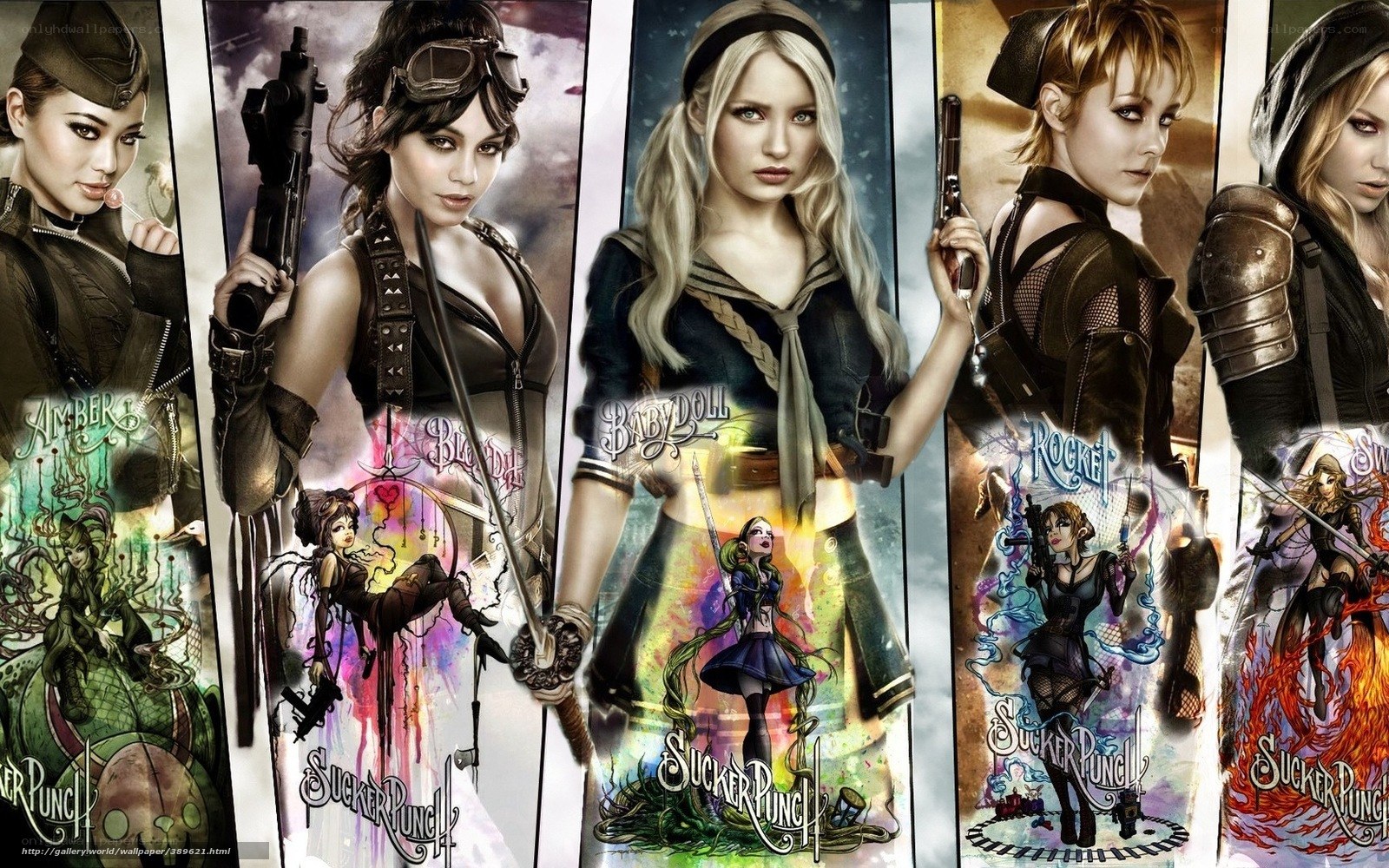 Sucker Punch character posters